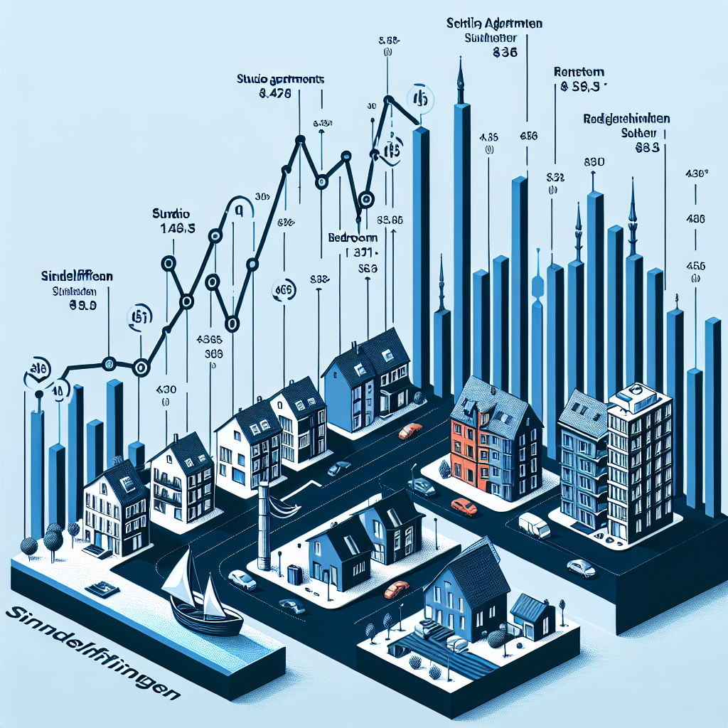 Mietspiegelentwicklung in Sindelfingen nach Wohnungstypen